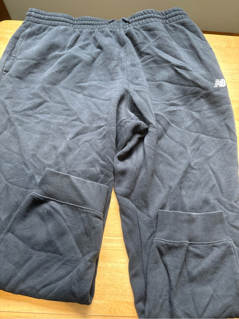 New Balance Black Men's Fleece Joggers with Logo